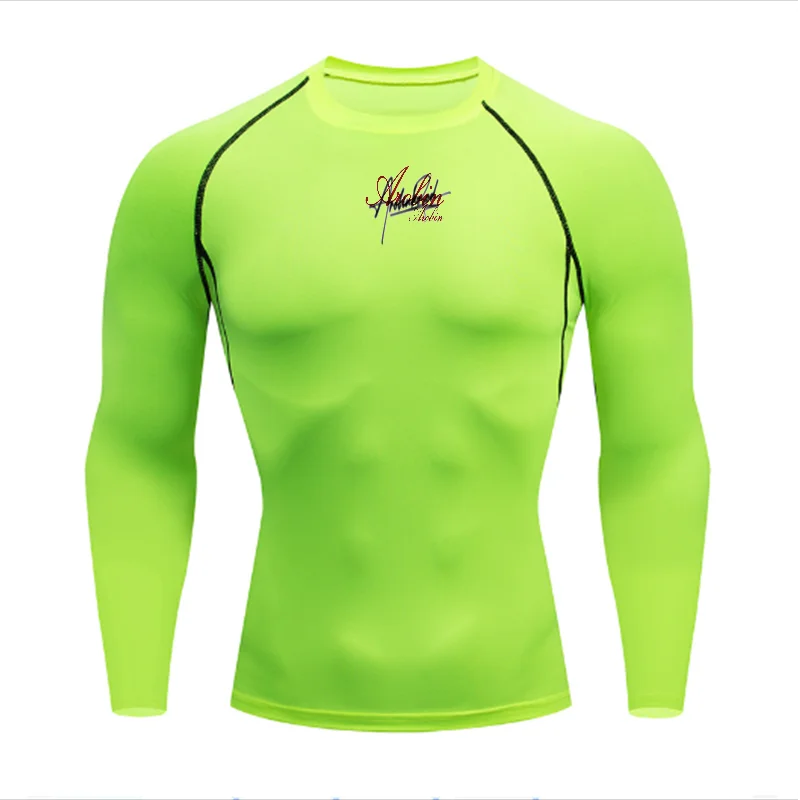 Women's quick dry Arobin-branded long sleeve top, moisture-wicking, lightweight, stylish red cursive logo with white outline,